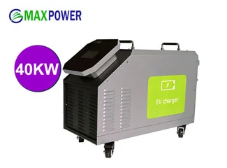 Carregador rápido móvel 40kW DC EV