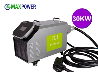 Carregador rápido móvel 30kW DC EV