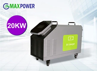 Carregador rápido móvel 20kW DC EV