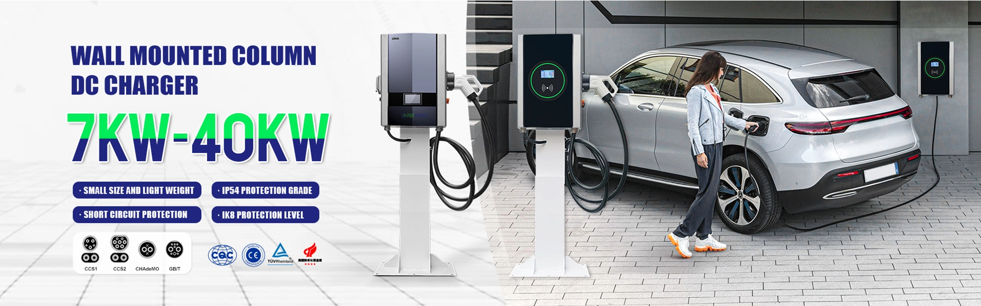 Carregador portátil DC EV móvel